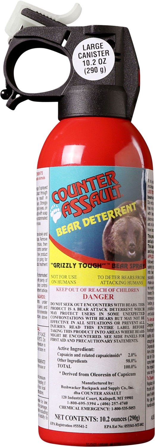 Counter Assault Bear Spray Red