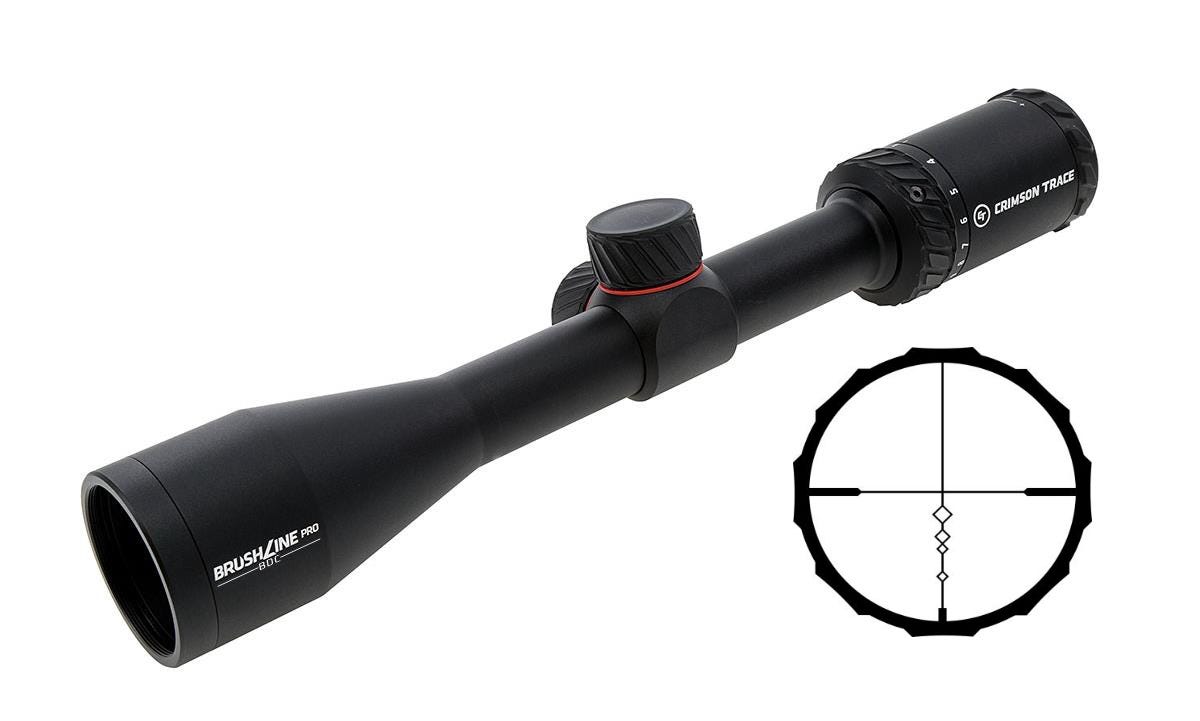 Crimson Trace Brushline Pro Rifle Scope 3-9x40mm BDC 350 Legend Reticle