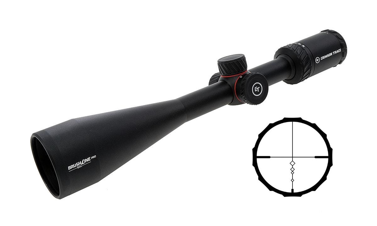 Crimson Trace Brushline Pro Rifle Scope 4-16x50mm BDC Pro Reticle 1" Tube