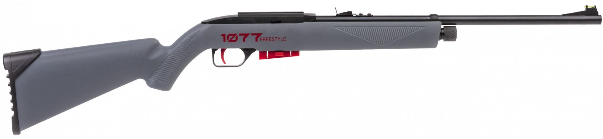 Crosman 1077 Freestyle CO2 Rifle Gray .177 pellets 20.4" Barrel 12-Rounds