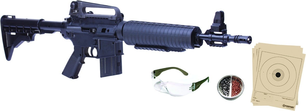 Crosman M4-177 Airgun .177 350-Rounds AR-Style