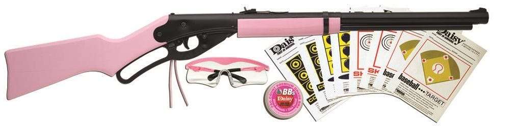 Daisy Red Ryder Pink .177 10.8" Barrel 350-Rounds Fun Kit