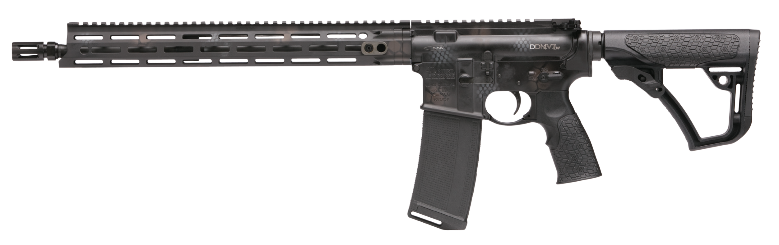 Daniel Defense DDM4 V7 (California Compliant) Rattle Can Cerakote 5.56x45mm 16" Barrel 10-Rounds