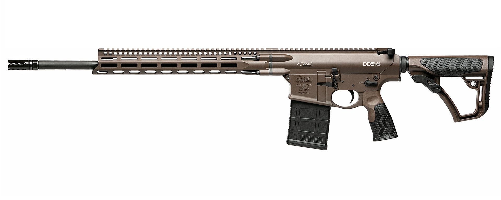 Daniel Defense DD5 V5 Mil-Spec Brown 6.5 Creedmoor 20" Barrel 10-Rounds CA Compliant