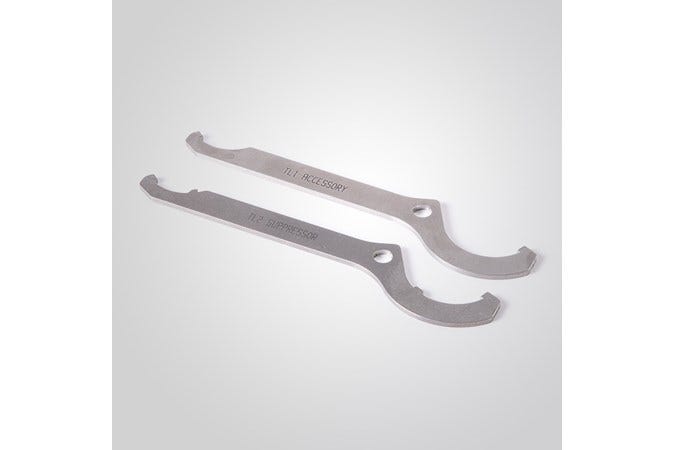 Dead Air Armament Enhanced Spanner Wrench Kit Stainless