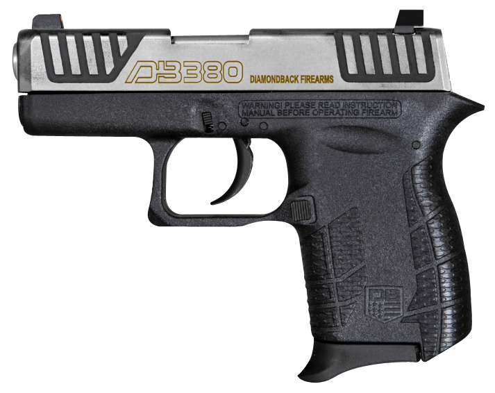Diamondback DB380 Black / Stainless .380 ACP 2.8" Barrel 6-Rounds