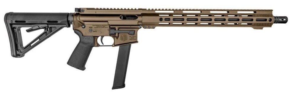 Diamondback DB9 Flat Dark Earth 9mm 16" Barrel 32-Rounds