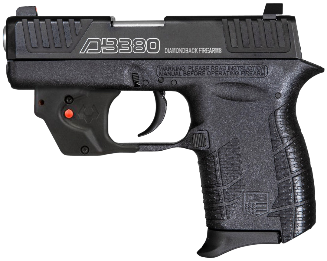Diamondback G4 .380 ACP 2.8" Barrel 6-Rounds w/ Viridian Laser