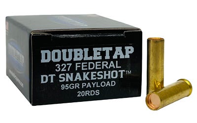 DoubleTap SnakeShot Brass .327 FED 95 Grain 20-Rounds #9 Shot/WC