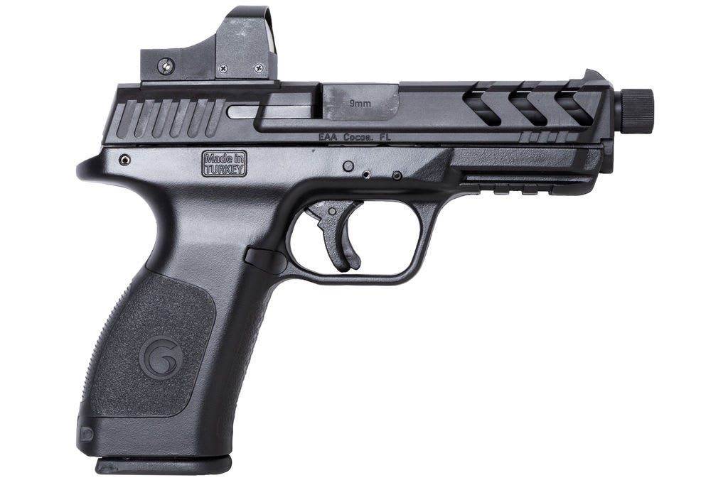 EAA Corp Girsan MC28SA 9mm 4.5" Barrel 17-Rounds Red Dot Sight