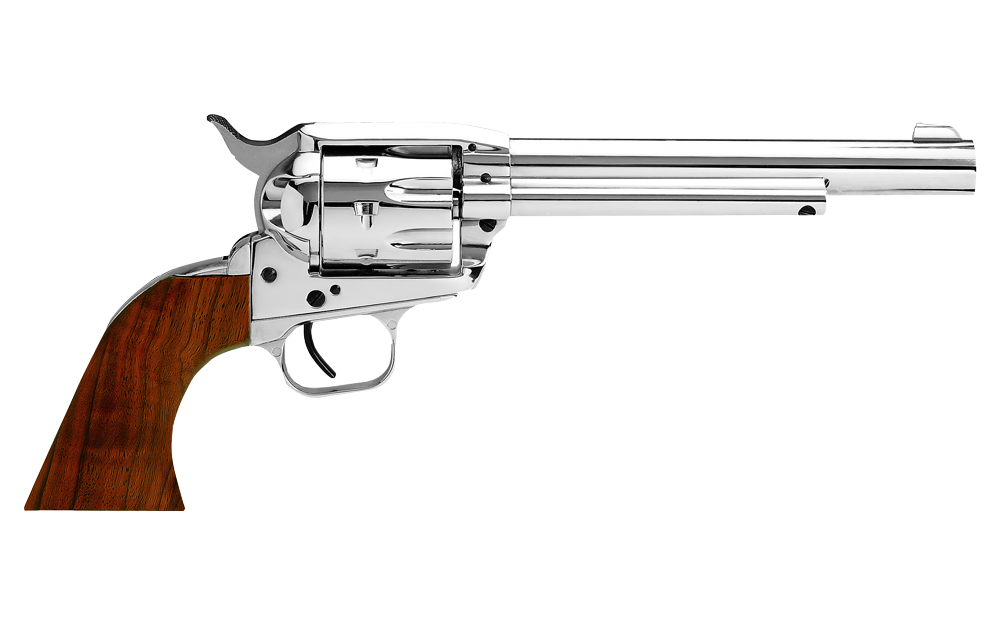 EAA Corp Weihrauch Bounty Hunter Nickel .45 Colt 7.5" Barrel 6-Rounds