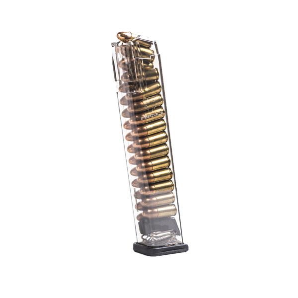 ETS Group Glock 9mm Magazine Clear 9mm 27-Rounds
