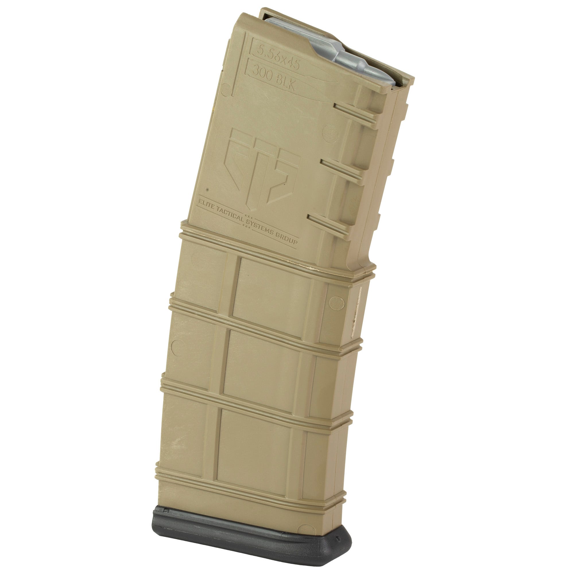Elite Tactical Systems AR Magazine Flat Dark Earth 5.56 / .223 Rem 30-Rounds