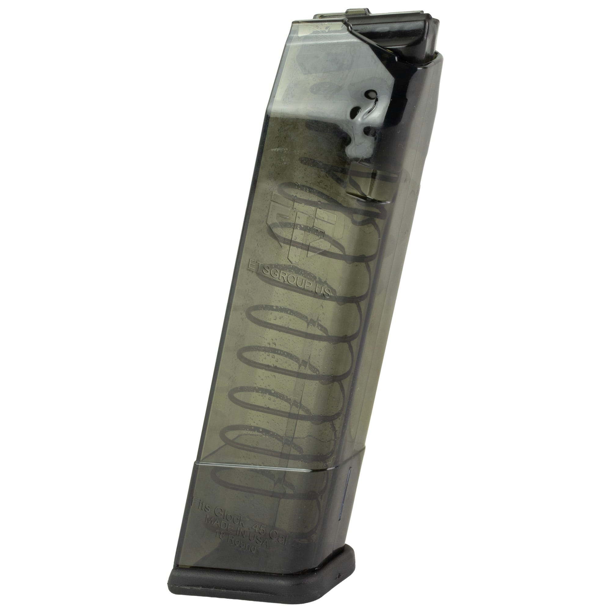 Elite Tactical Systems Glock 21/30/41 Magazine Smoke .45 ACP 18-Rounds