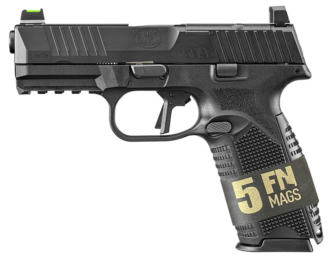 FN 509 MRD FOS Bundle 9mm 4" Barrel 24-Rounds 5 Mags