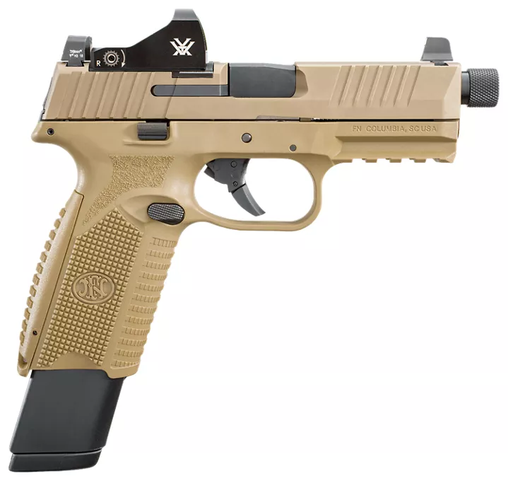 FN 509 Tactical Flat Dark Earth 9mm 4.5" Barrel 24-Rounds Vortex Viper - Image 4