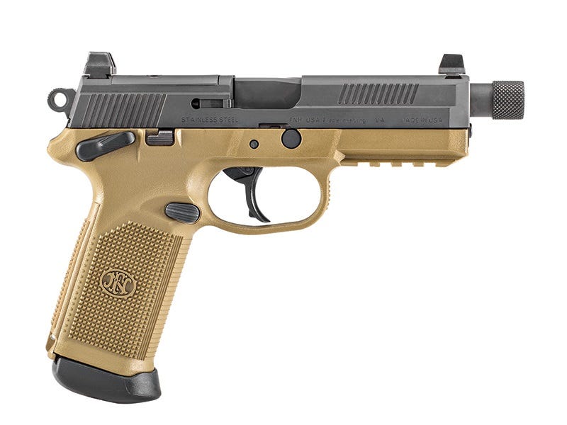 FN FNX-45 Tactical Black / Flat Dark Earth .45 ACP 5.3-inch 15Rds