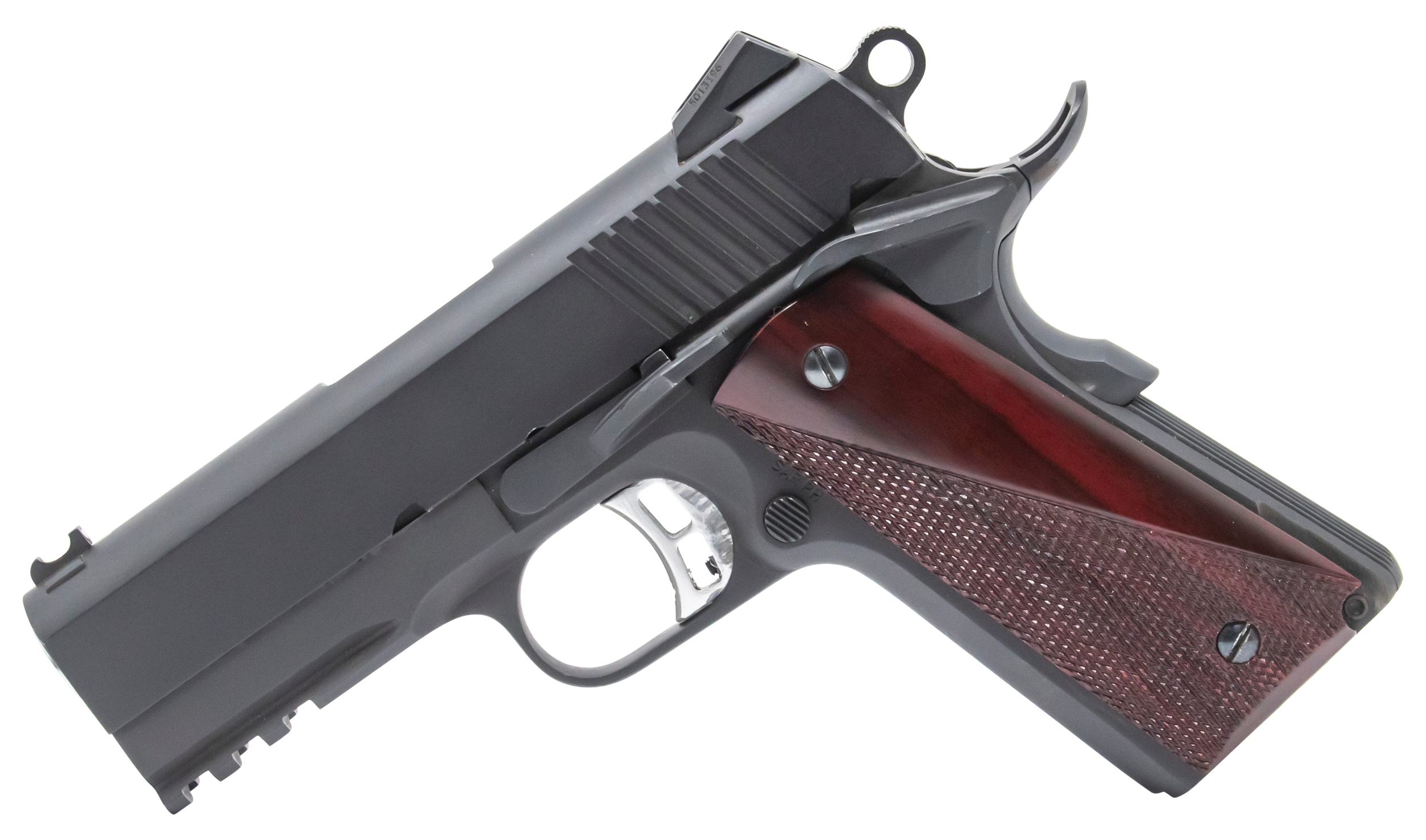 FUSION 1911 Commander 9mm 3.5" Barrel 7-Rounds Red Cocobolo Grips