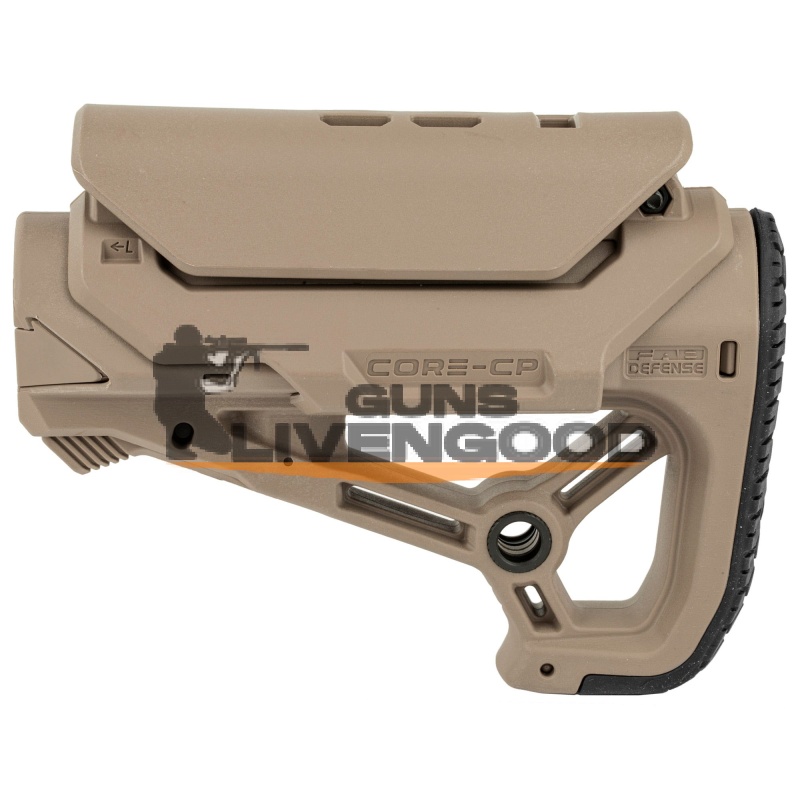 Compack Ar Fab Defense GL-Core Flat Dark Earth Stock Compact for AR Rifles ...