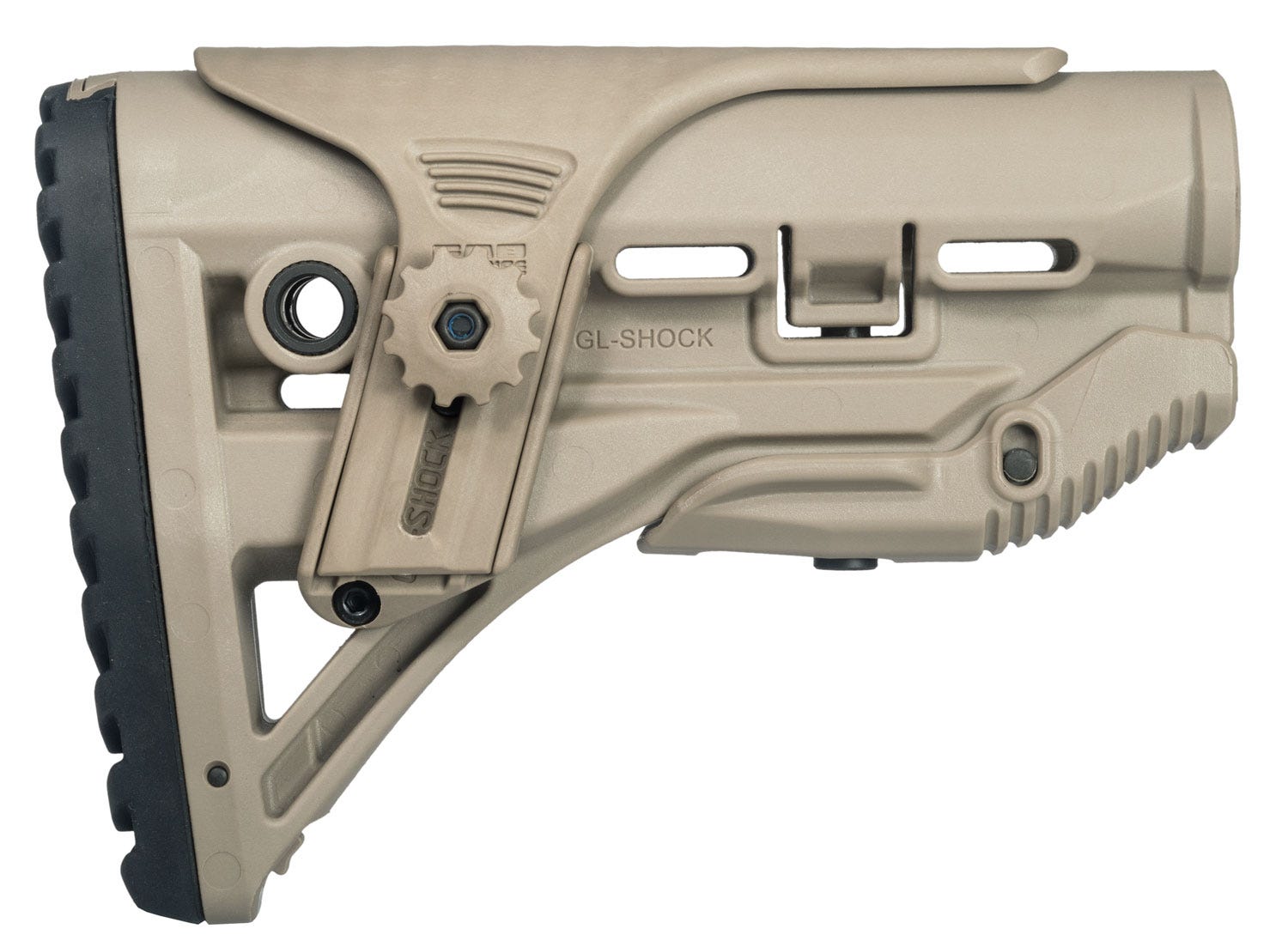Fab Defense GL-Shok Buttstock Flat Dark Earth for AR-15