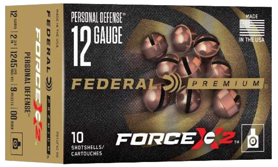 Federal Force X2 12 GA 00 Buck 10-Rounds 2.75"