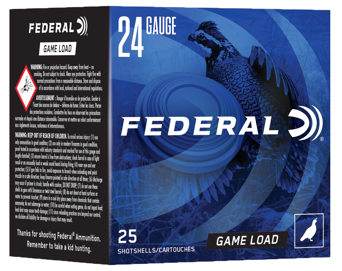 Federal Game-Shok 24 GA 8-Shot 25-Rounds 2.5"