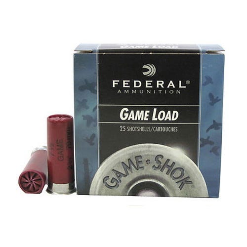 Federal Game-Shok Upland 12 GA 7.5 Shot Size 25-Rounds 2.75"