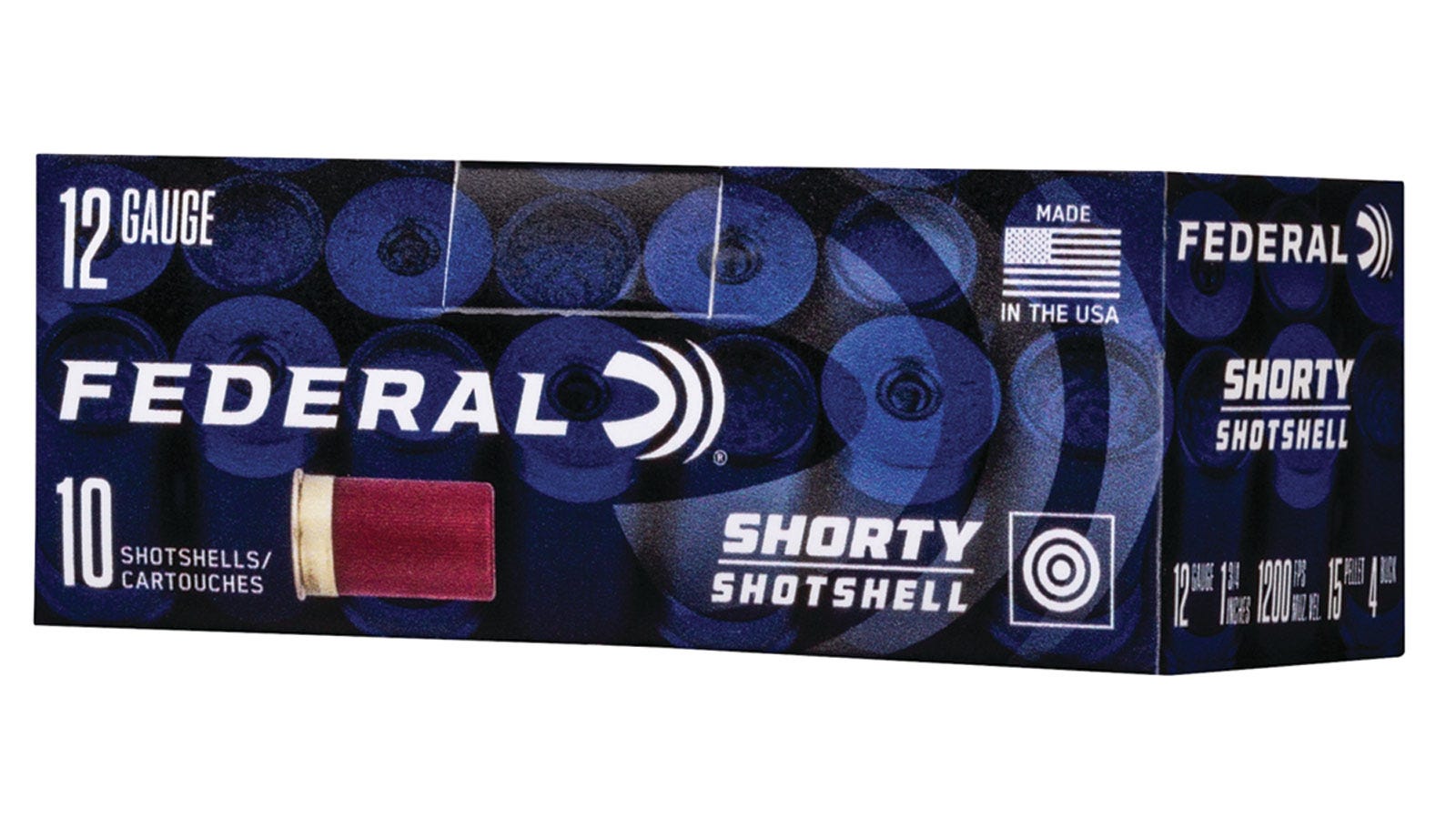 Federal Shorty 12 GA #4 Buck 10-Rounds 1.75"