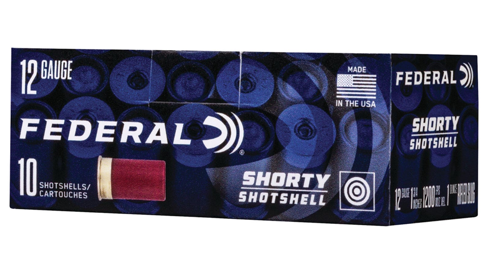 Federal Shorty Shotshell 12 Gauge Ammunition 10 RDs Rifled Slug 1 oz