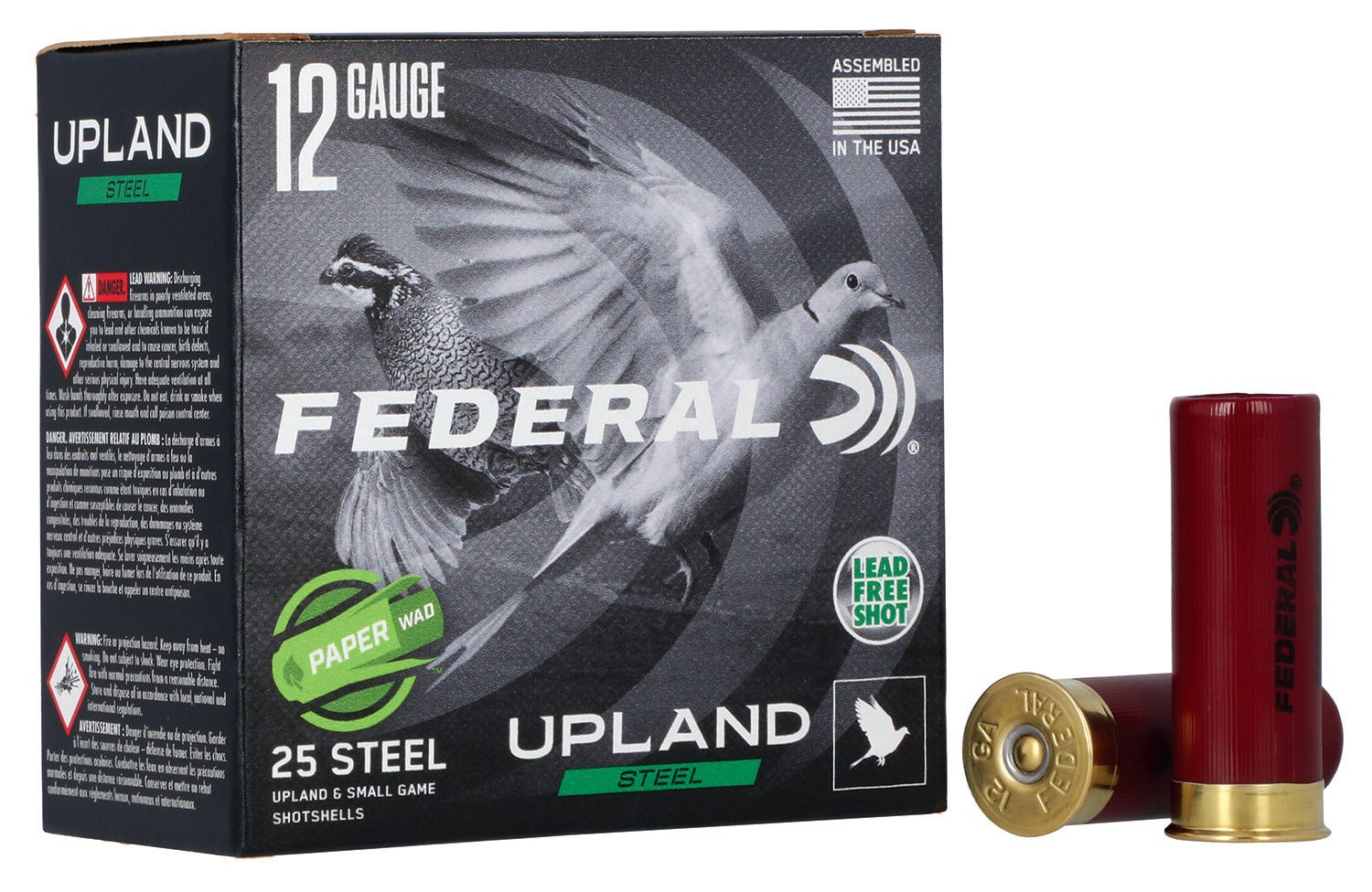Federal Upland Field & Range PW 12 GA #7.5 Shot 1 oz 25-Rounds
