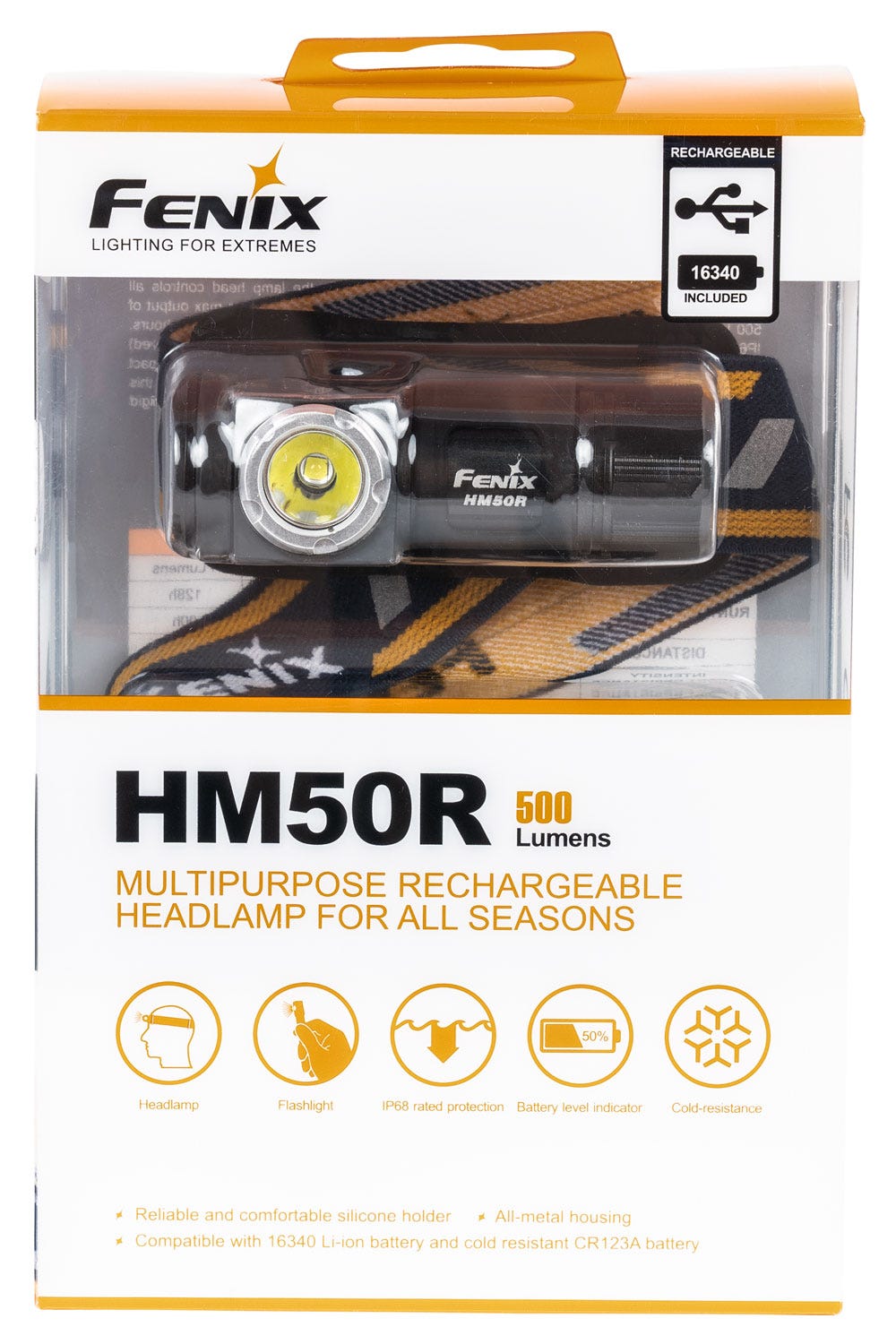 Fenix Wholesale HM50R Multipurpose Headlamp 500 Lumens