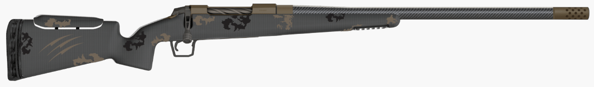 Fierce Firearms Carbon Rival FP Trophy Camo 6.8 Western 22" Barrel 3-Rounds