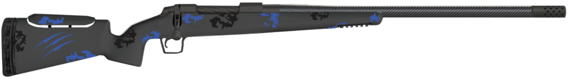 Fierce Firearms Carbon Rival FP Blue / Black 7mm PRC 24" Barrel 3-Rounds