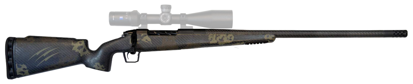 Fierce Firearms Twisted Rival LR Phantom Camo .300 Win Mag 24" Barrel 3-Rounds Includes Zeiss Scope
