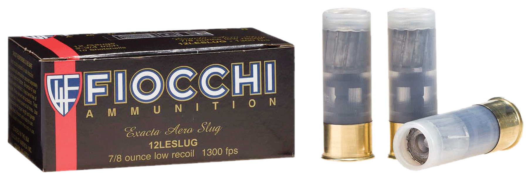 Fiocchi Aero Low Recoil 12 GA Rifled Slug 10-Rounds 2.75"