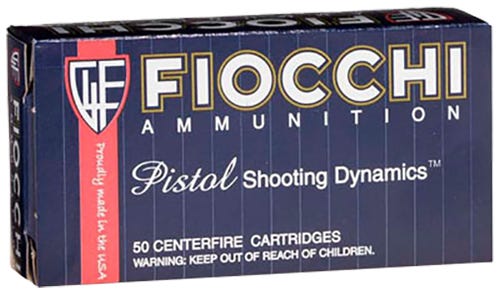 Fiocchi Pistol Shooting Dynamics 9mm 147 GR FMJ 50Rds