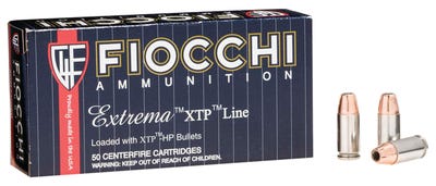 Fiocchi XTP HP Bullets Brass 9mm 147Gr 25Rds