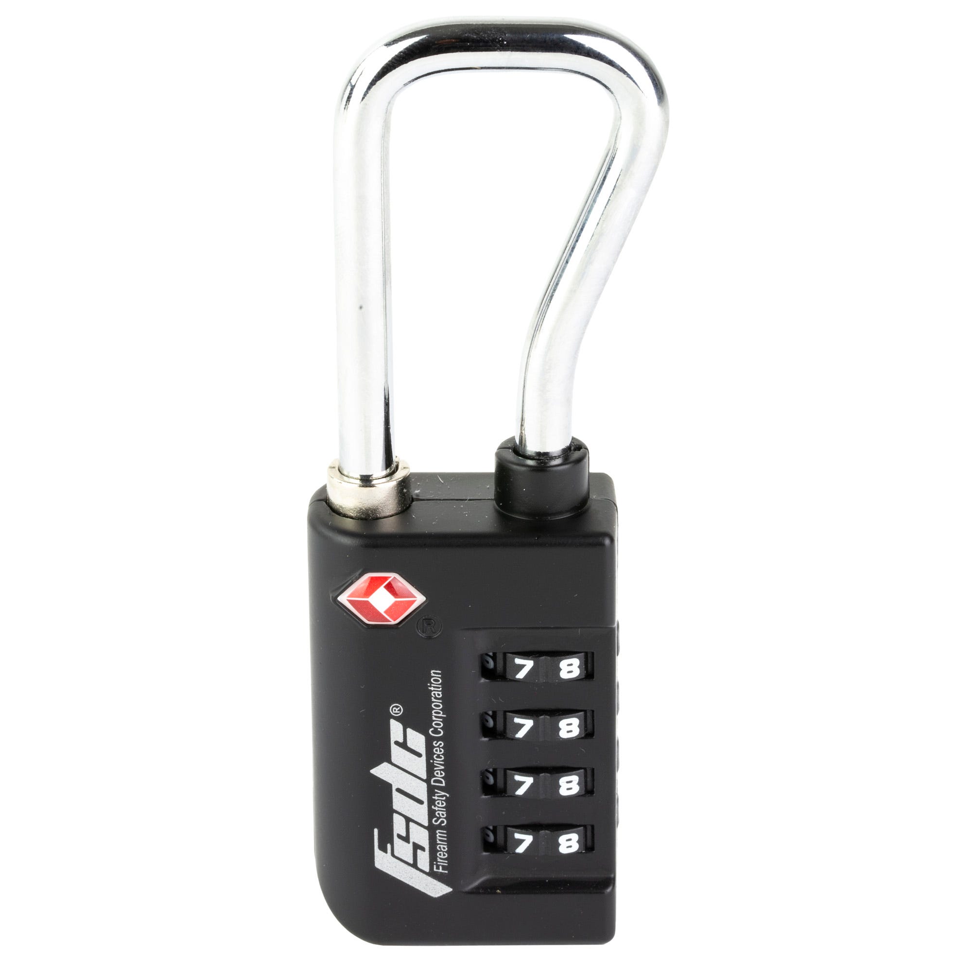 Firearm Safety Devices TSA Combination Lock Resettable 4-Dial