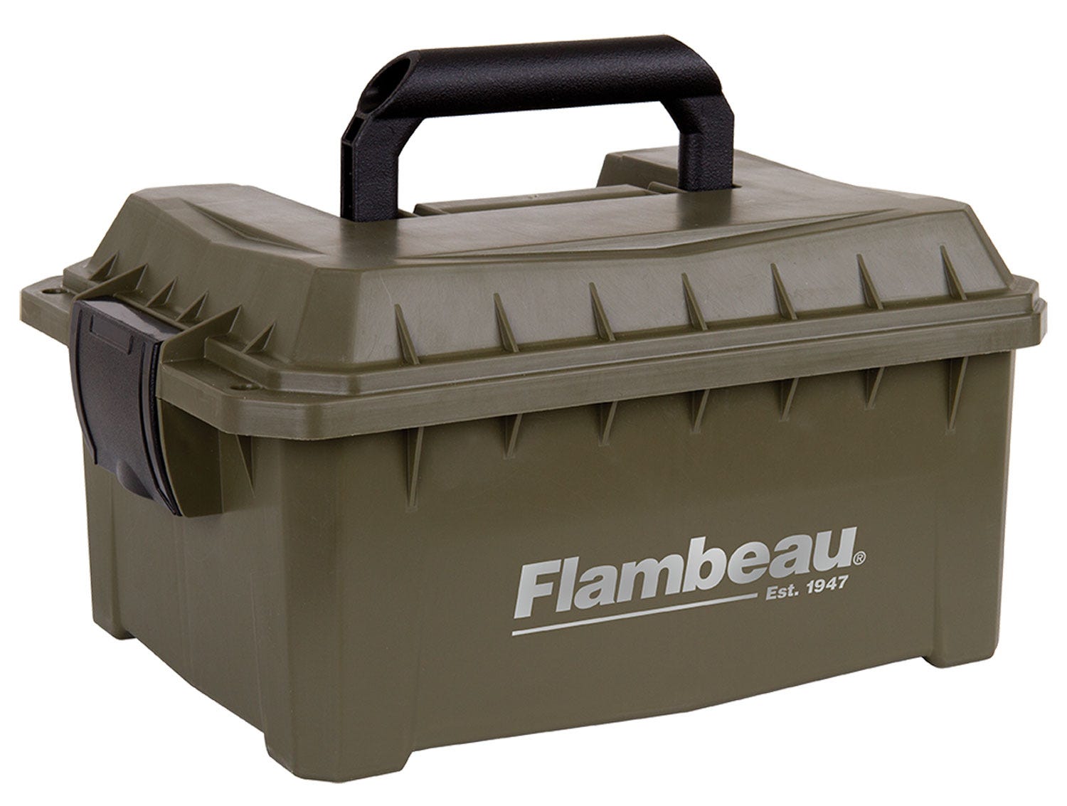 Flambeau Shotshell Ammo Can Tan Holds 4 Boxes 9.62" L x 7.50" W x 4.25" D