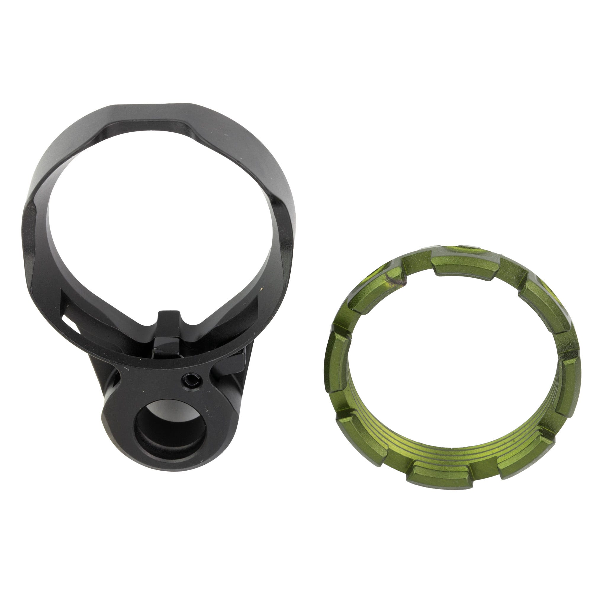 Fortis Manufacturing K2 Enhanced OD Green End Plate Castle Nut Combo
