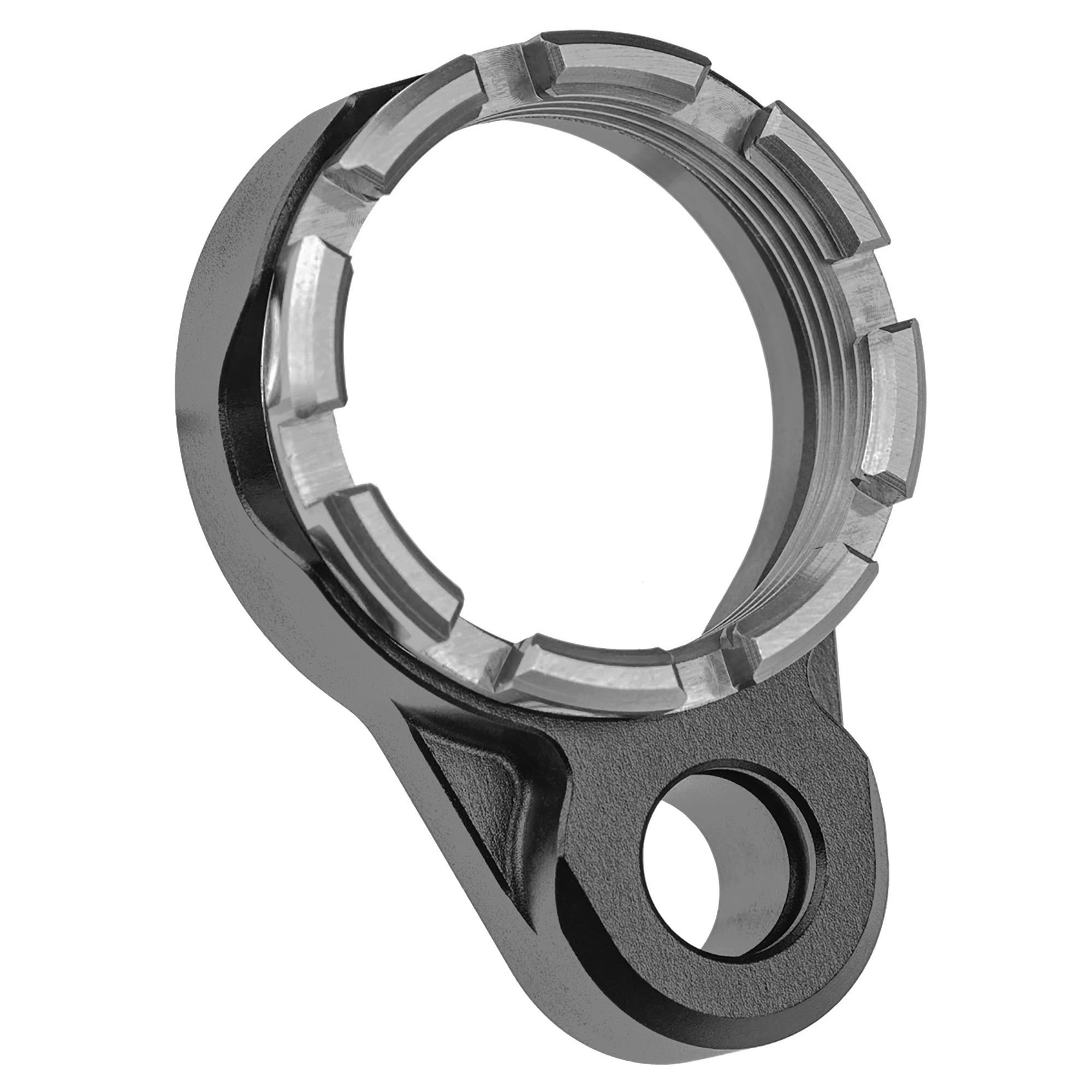 Fortis Manufacturing Light Weight K1 Castle Nut & End Plate Gray