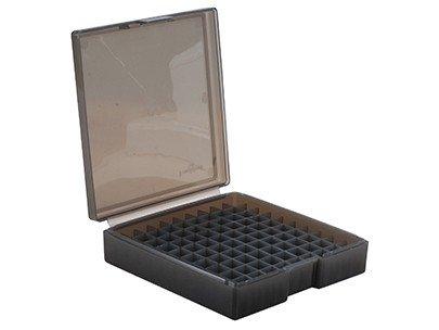Frankford Arsenal Ammo Box Smoke .380 ACP / 9mm 100-Rounds Hinge-Top