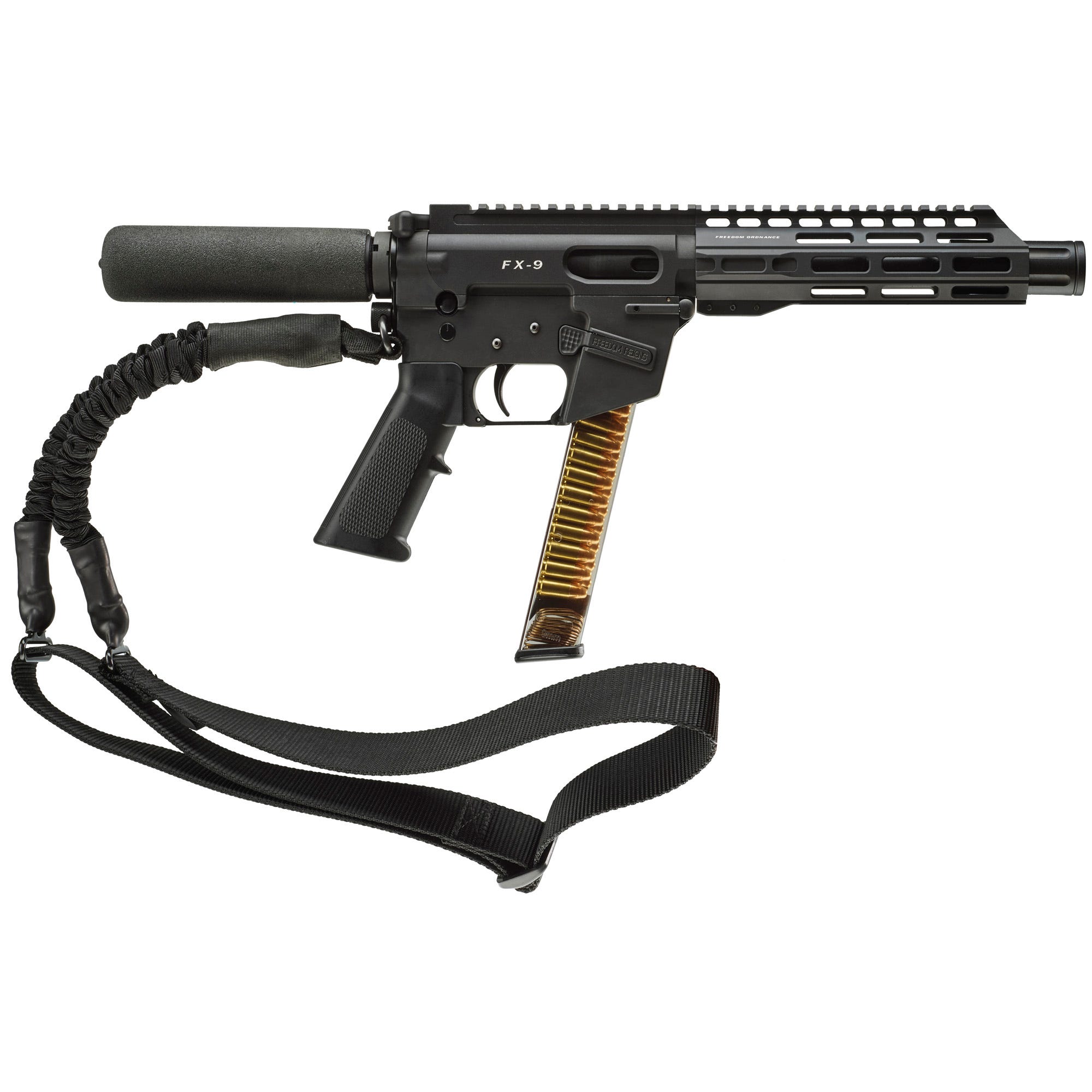 Freedom Ordnance FX-9 Foam Tube Sling 9mm 8" Barrel 33-Rounds