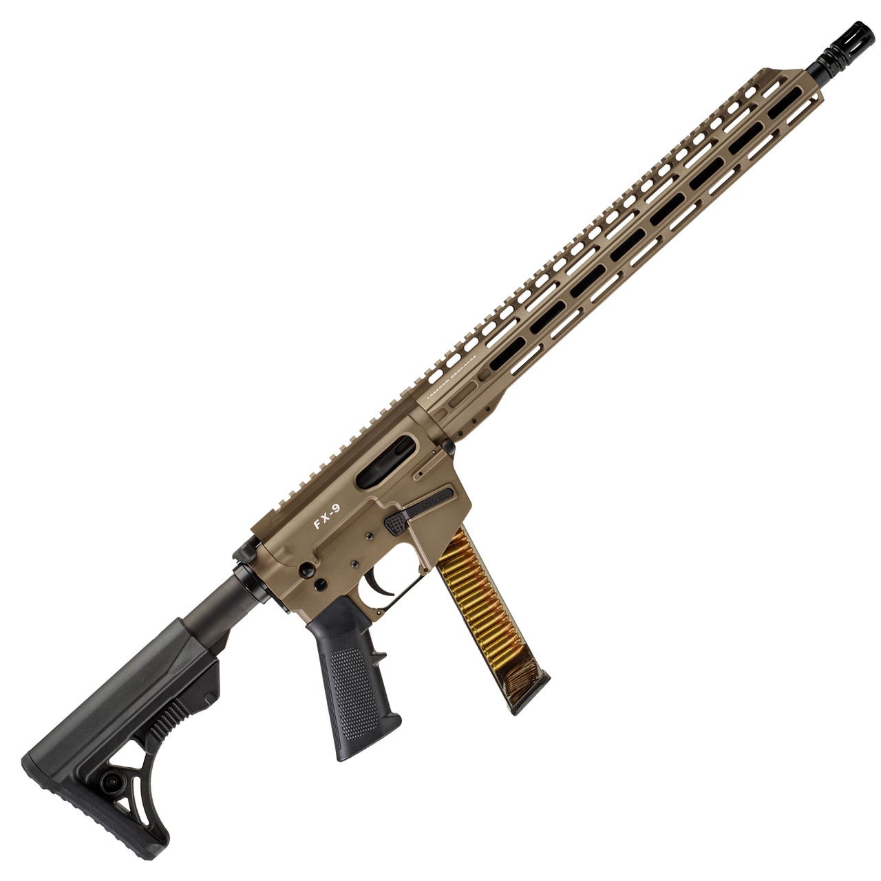 Freedom Ordnance FX9 Flat Dark Earth 9mm 16" Barrel 32-Rounds