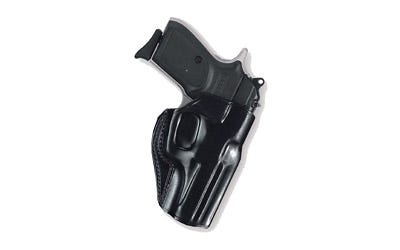 Galco Stinger Saddle Leather Belt Holster Black Right Hand Fits Glock 43 (Firearm not included)