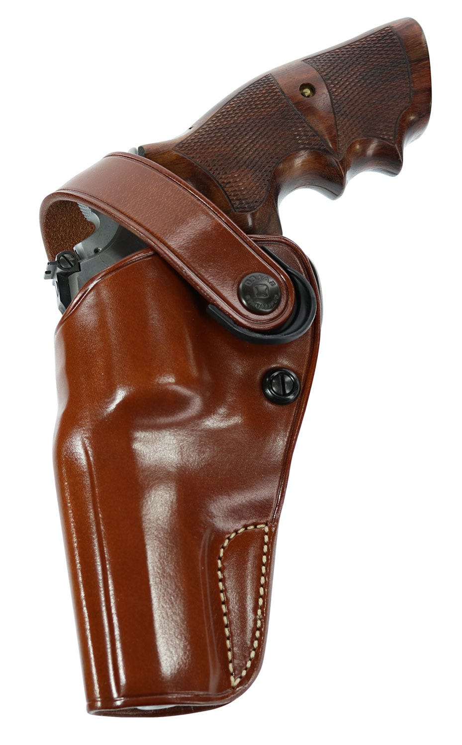 Galco DAO OWB/IWB Holster for S&W L Frame Revolvers Tan LH