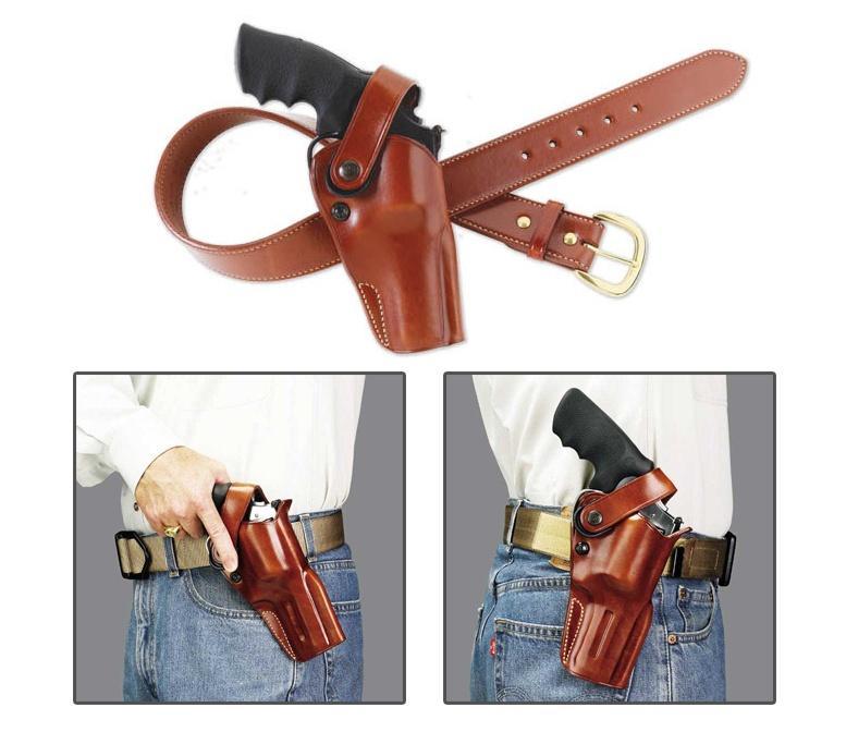 Galco Dual Action Outdoorsman Brown