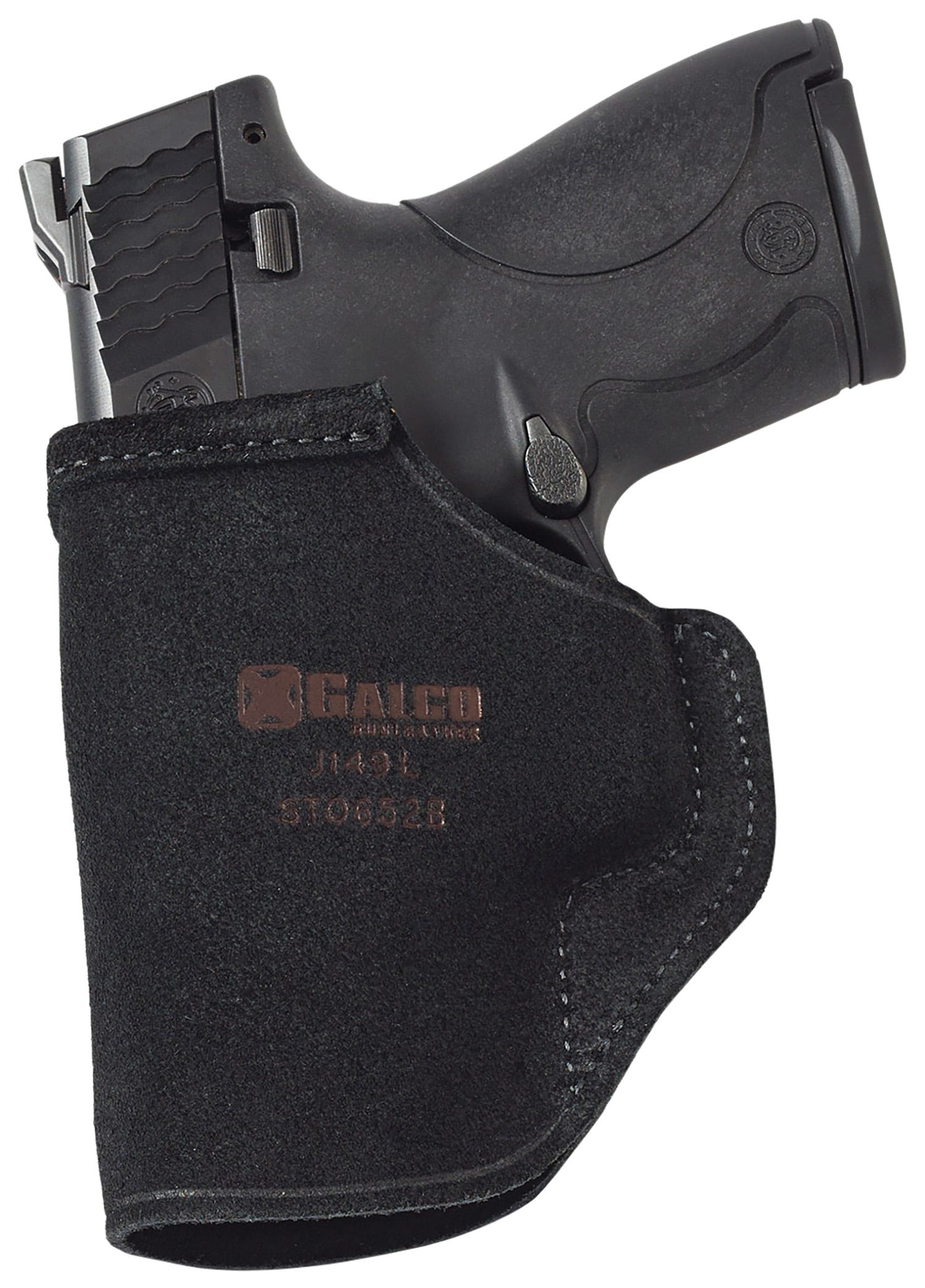 Galco Stow-N-Go IWB Black Leather Fits S&W M&P 380EZ