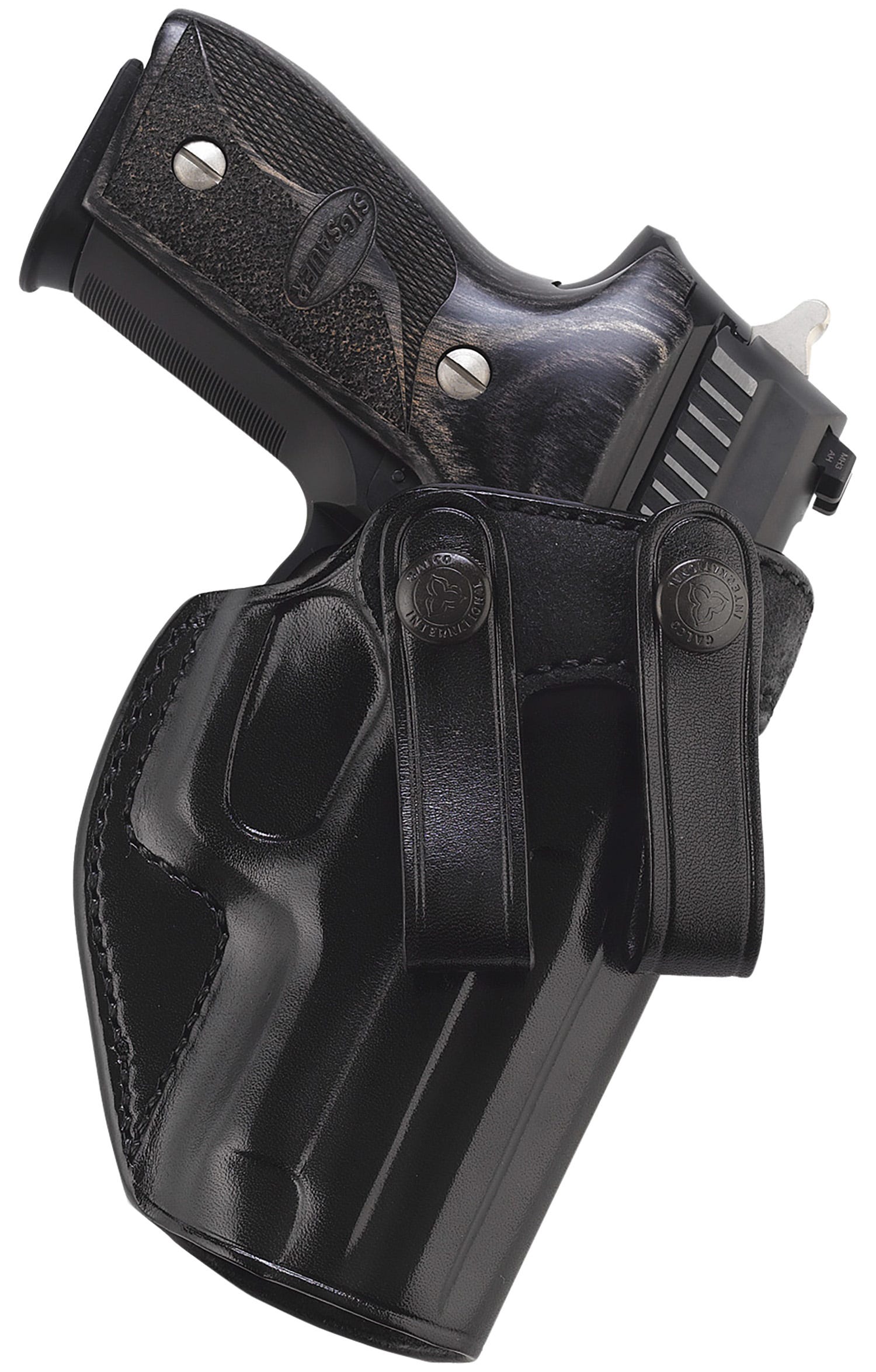 Galco Summer Comfort IWB Black Leather Fits Glock 42/Sig P365 SAS/STD/.380