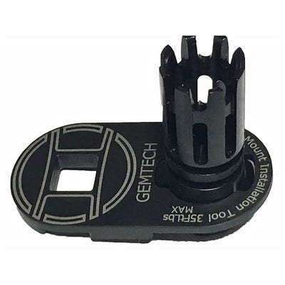 Gemtech Quickmount Installation Tool for 1/2" Ratchet or Torque Wrench